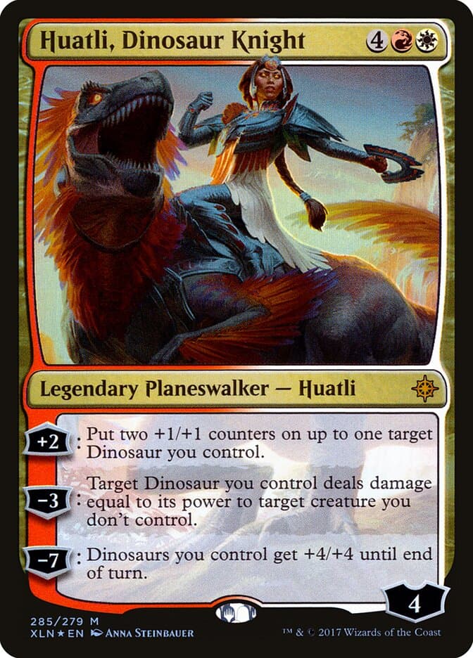 Huatli, Dinosaur Knight — Ixalan