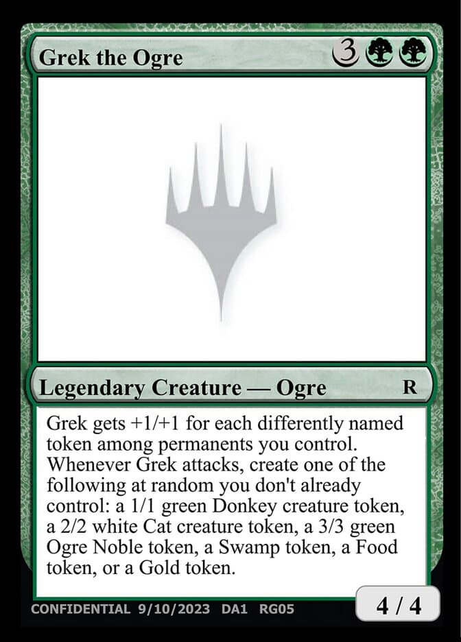 Grek the Ogre — Unknown Event