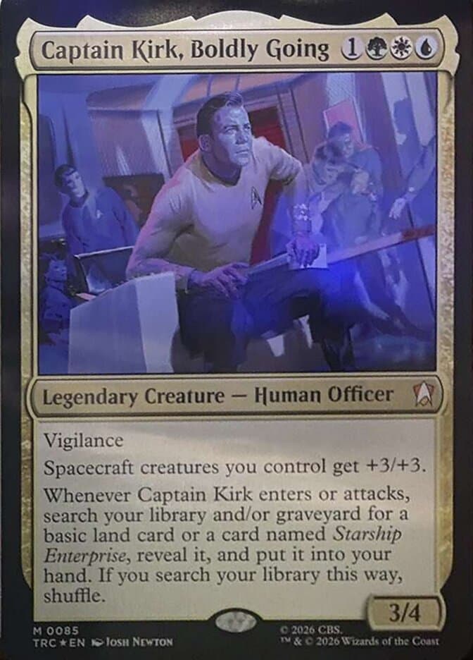 Captain Kirk, Boldly Going — Star Trek Commander