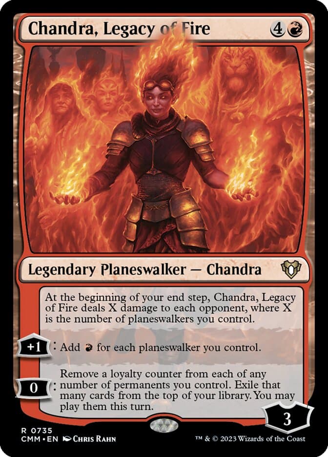 Chandra, Legacy of Fire — Commander Masters