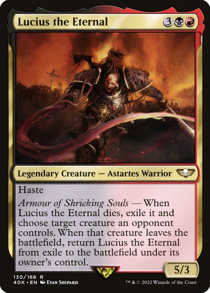Lucius the Eternal — Warhammer 40,000 Commander