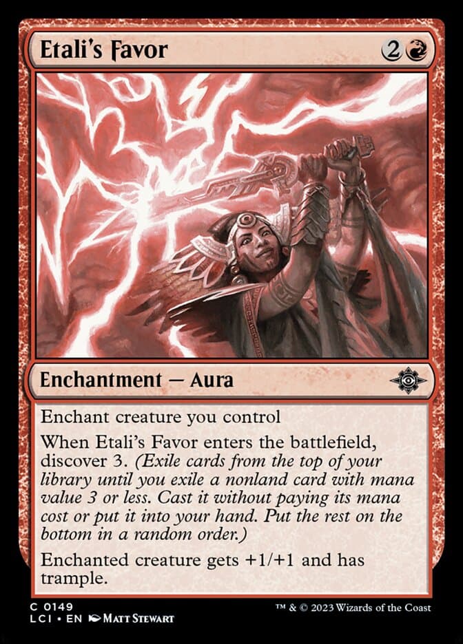 Etali's Favor — The Lost Caverns of Ixalan