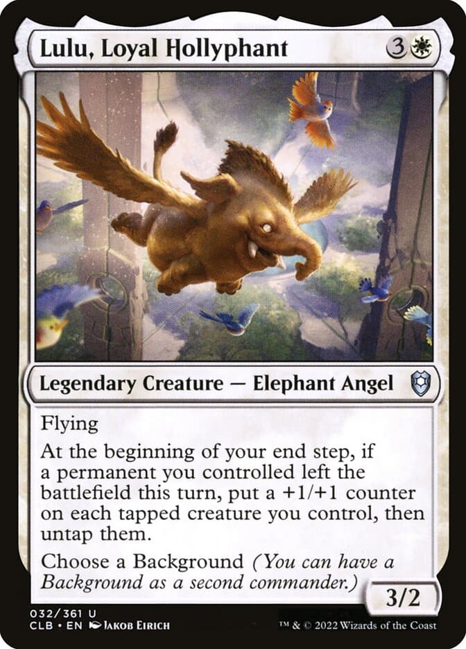 Lulu, Loyal Hollyphant — Commander Legends: Battle for Baldur's Gate