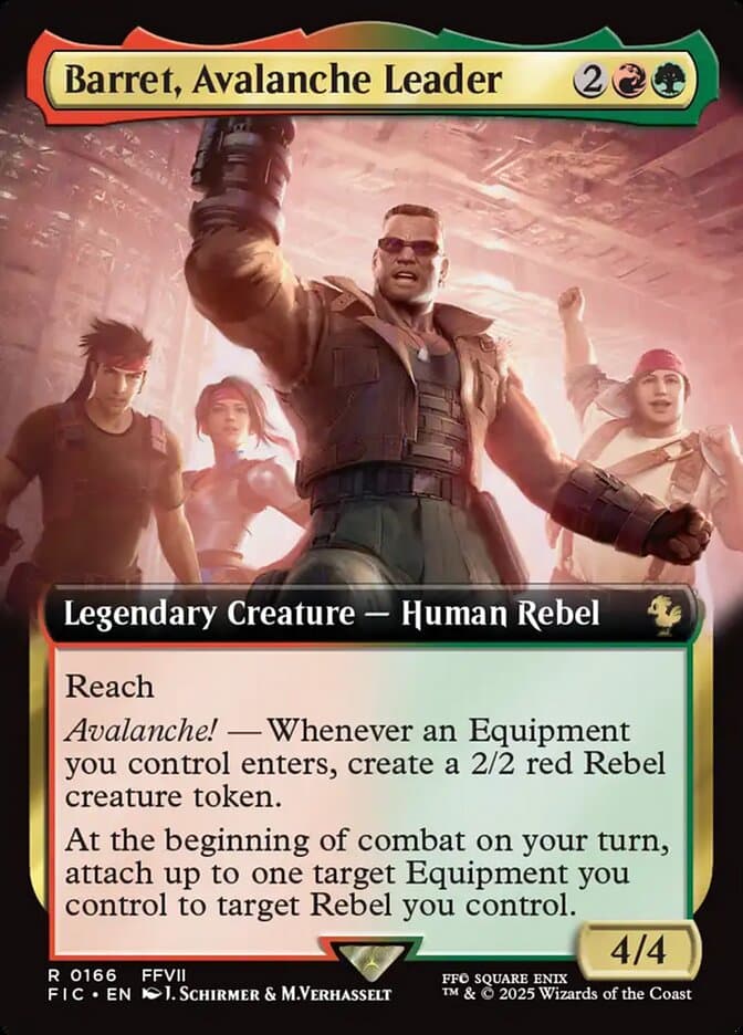 Barret, Avalanche Leader — Final Fantasy Commander