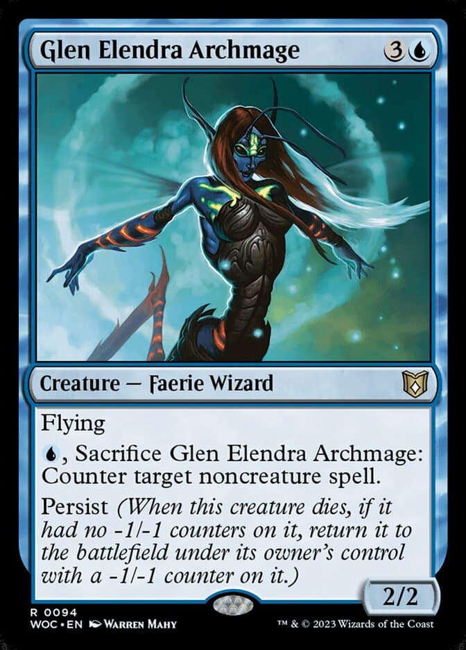 Glen Elendra Archmage — Wilds of Eldraine Commander