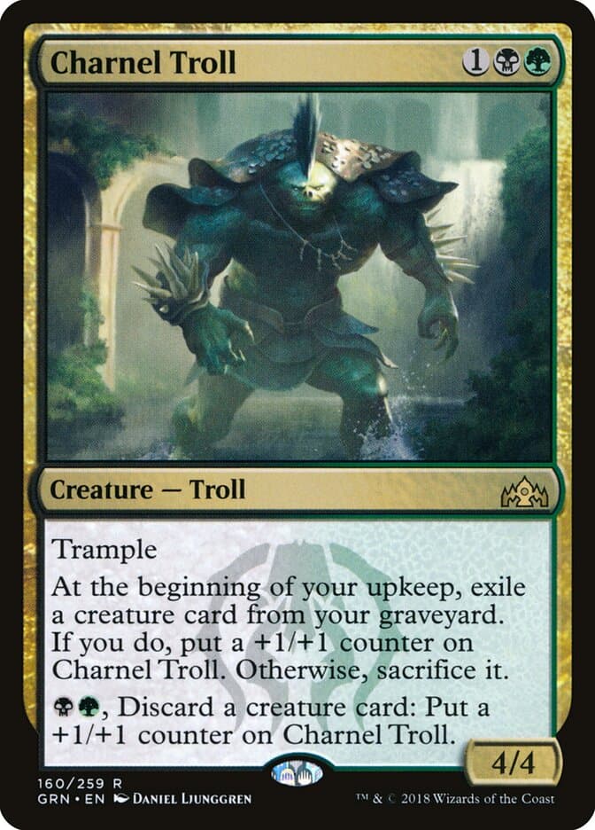 Charnel Troll — Guilds of Ravnica