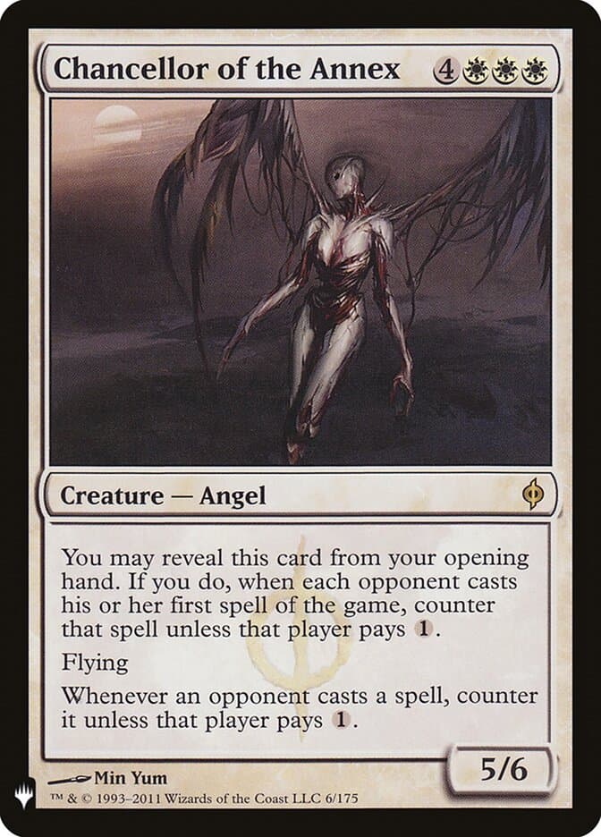Chancellor of the Annex — The List