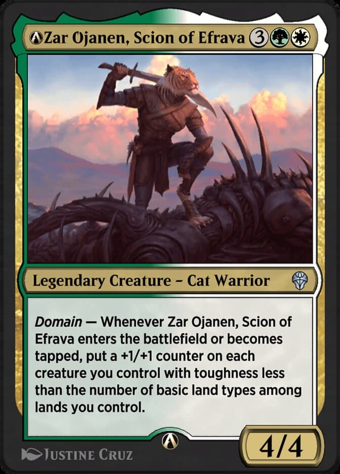 A-Zar Ojanen, Scion of Efrava — Dominaria United