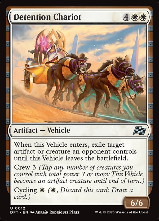 Detention Chariot — Aetherdrift
