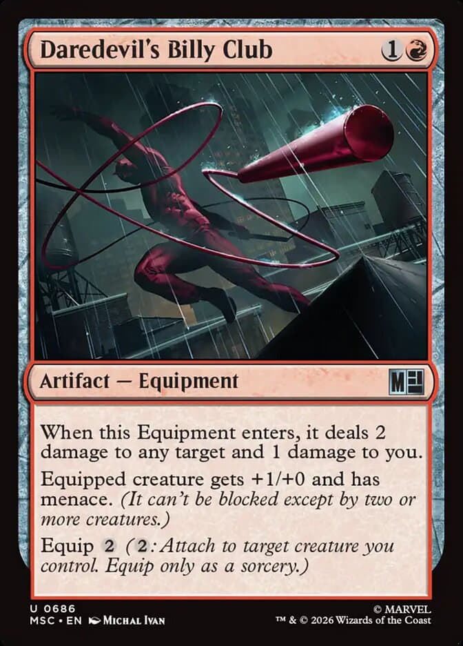 Daredevil's Billy Club — Marvel Super Heroes Commander