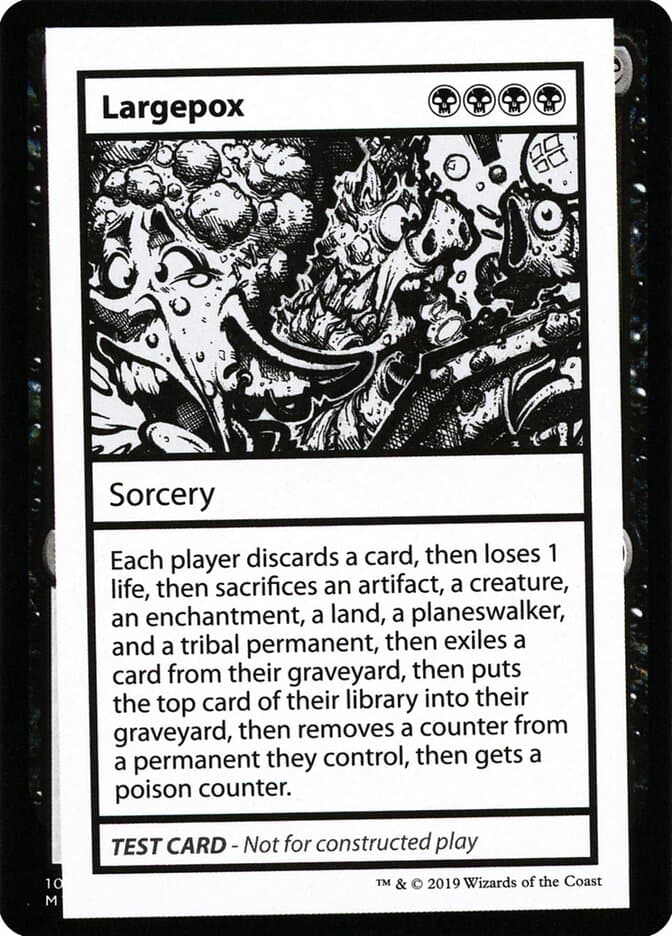 Largepox — Mystery Booster Playtest Cards 2021