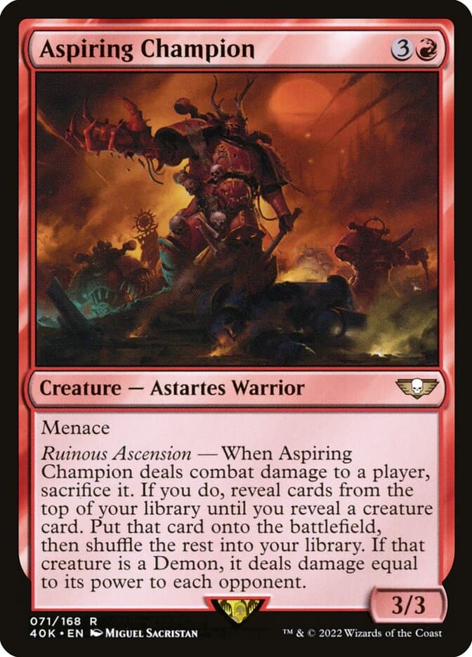 Aspiring Champion — Warhammer 40,000 Commander