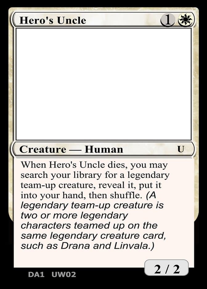 Hero's Uncle — Unknown Event