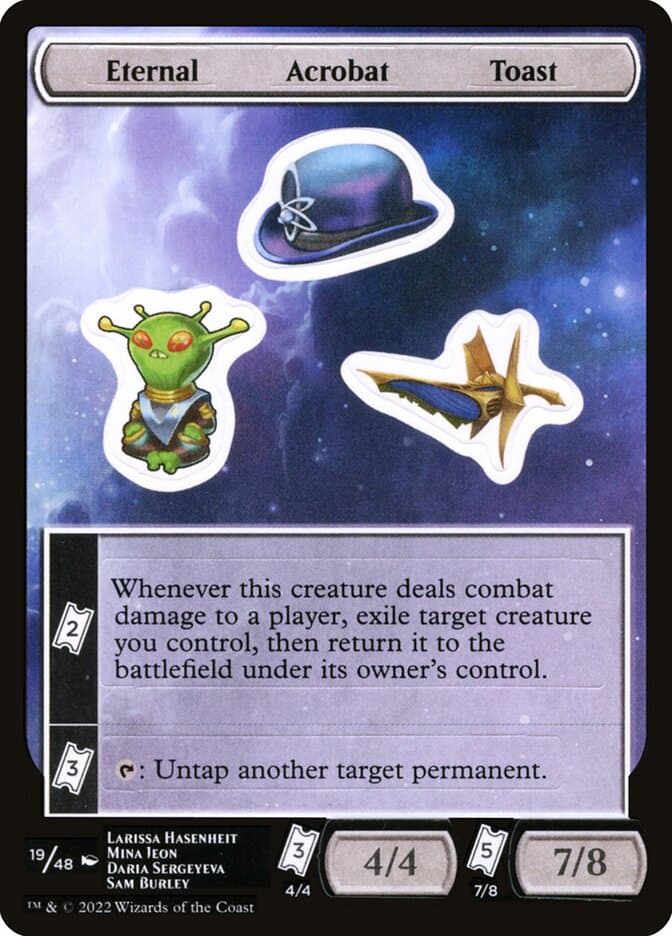 Eternal Acrobat Toast — Unfinity Sticker Sheets
