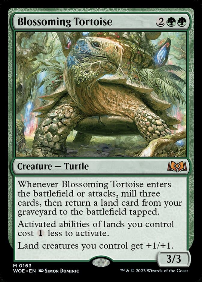 Blossoming Tortoise — Wilds of Eldraine