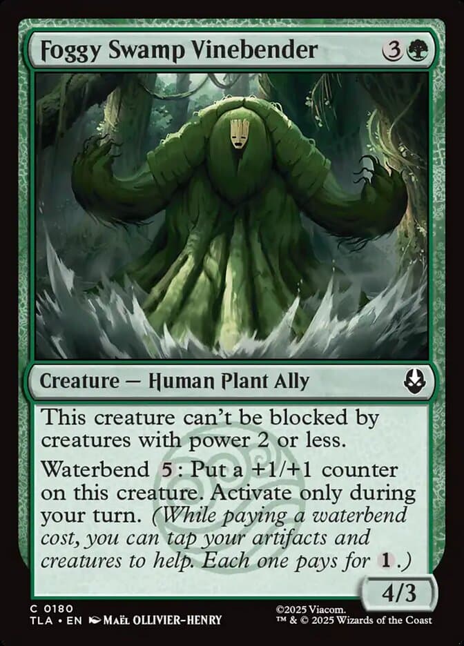 Foggy Swamp Vinebender — Avatar: The Last Airbender