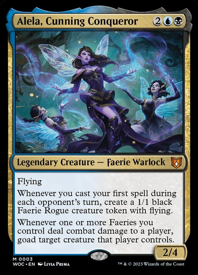 Alela, Cunning Conqueror — Wilds of Eldraine Commander