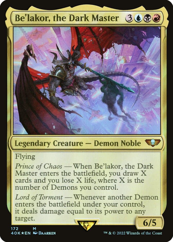Be'lakor, the Dark Master — Warhammer 40,000 Commander