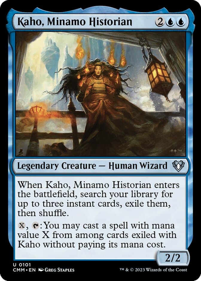 Kaho, Minamo Historian — Commander Masters