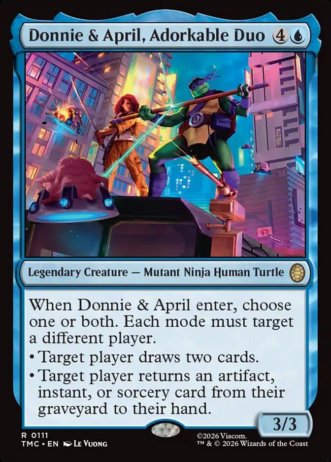 Donnie & April, Adorkable Duo — Teenage Mutant Ninja Turtles Eternal