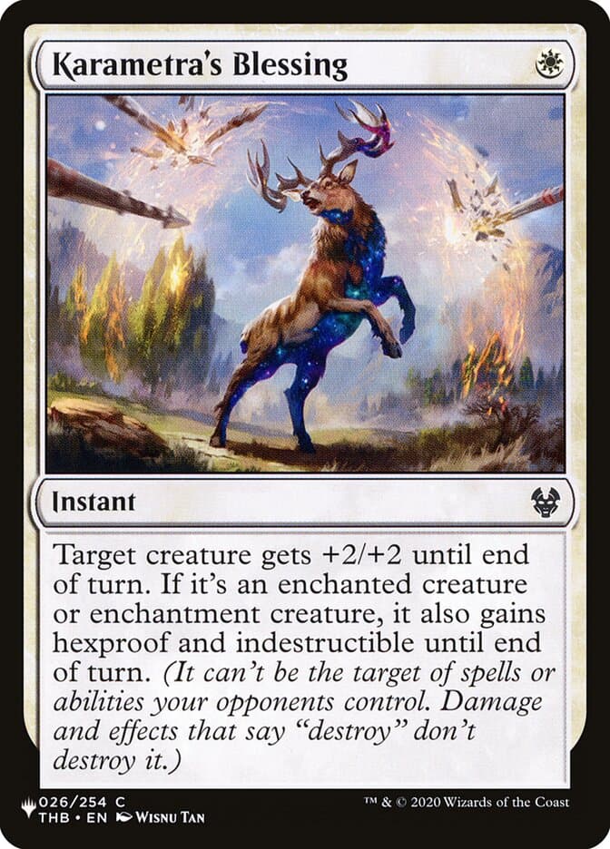 Karametra's Blessing — The List