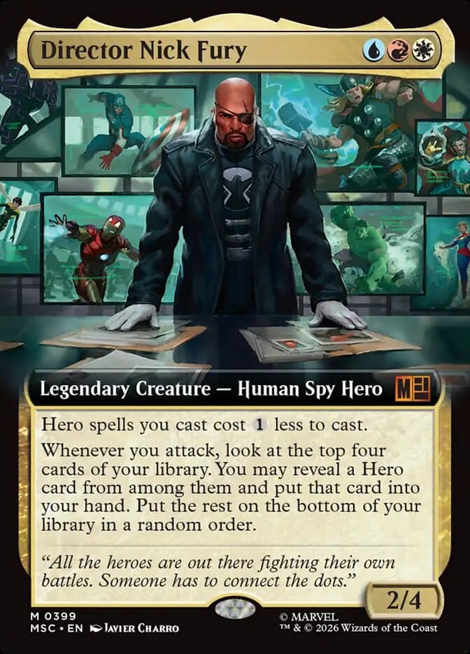 Director Nick Fury — Marvel Super Heroes Commander