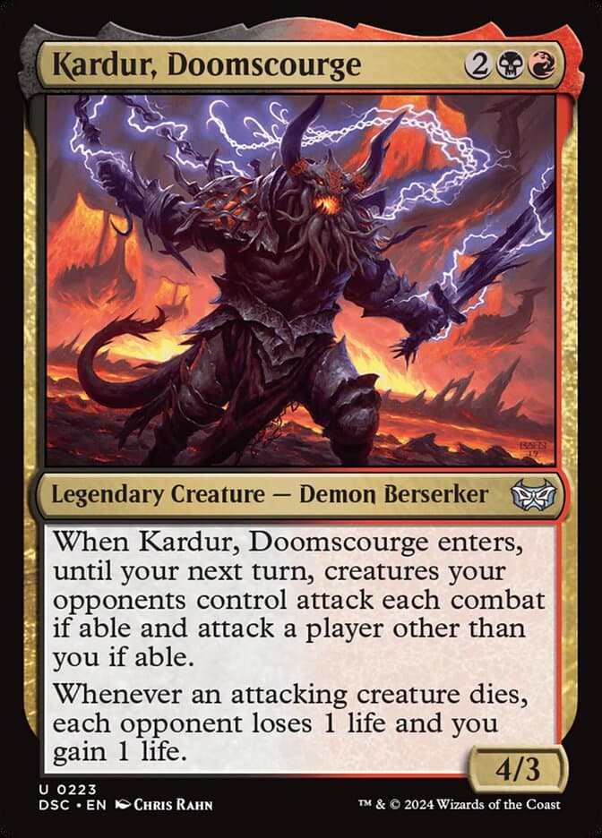 Kardur, Doomscourge — Duskmourn: House of Horror Commander