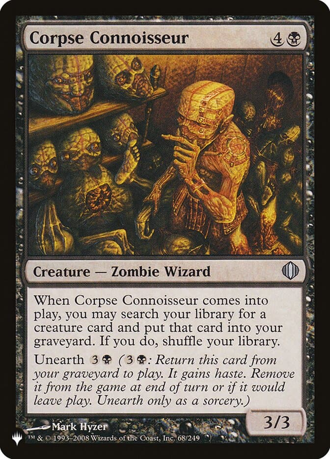 Corpse Connoisseur — The List
