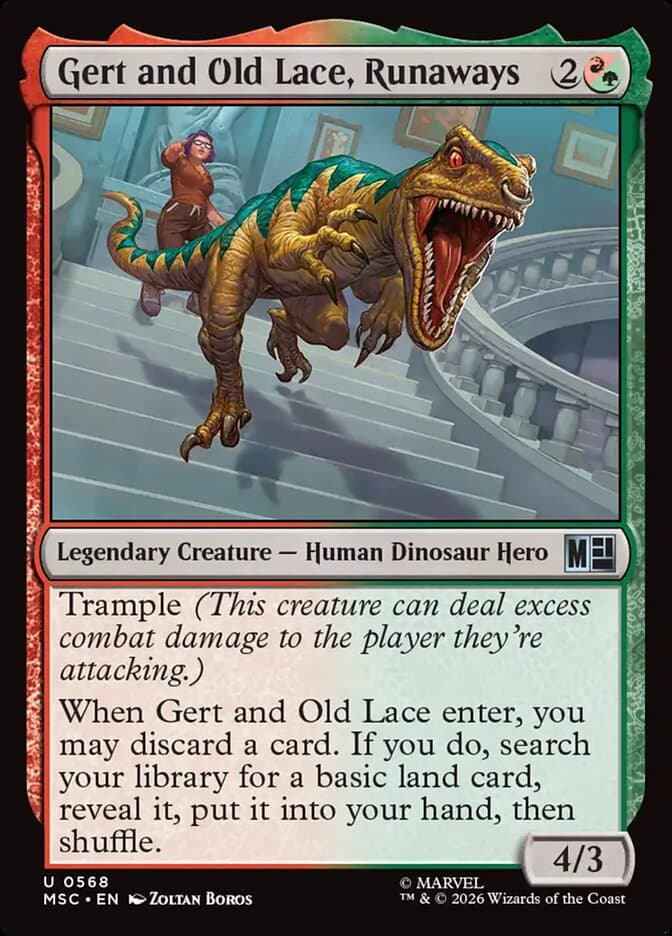 Gert and Old Lace, Runaways — Marvel Super Heroes Commander