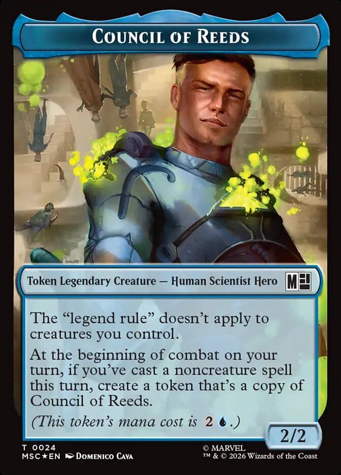 Council of Reeds — Marvel Super Heroes Commander Tokens