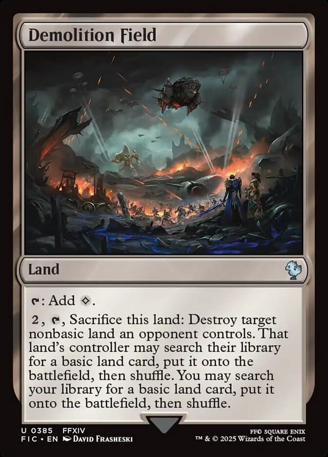 Demolition Field — Final Fantasy Commander