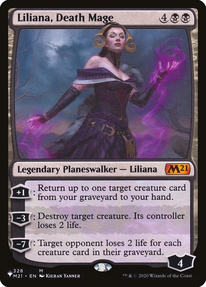 Liliana, Death Mage — The List