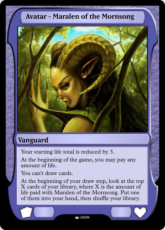 Maralen of the Mornsong Avatar — Magic Online Avatars