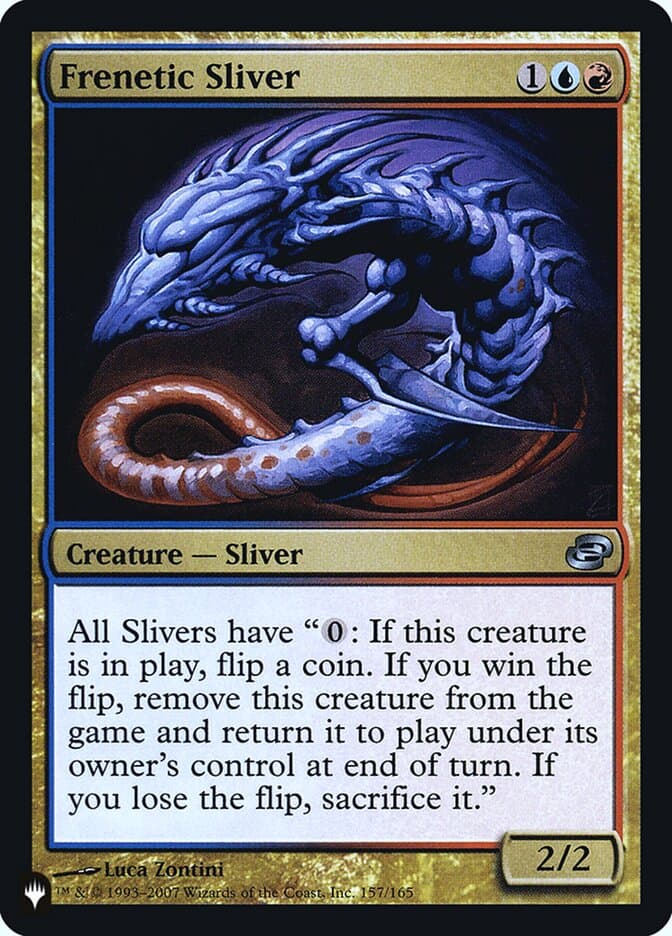 Frenetic Sliver — The List