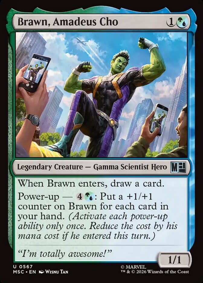 Brawn, Amadeus Cho — Marvel Super Heroes Commander