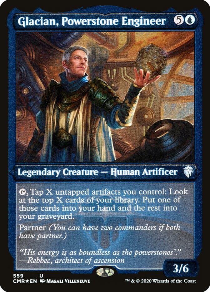 Glacian, Powerstone Engineer — Commander Legends