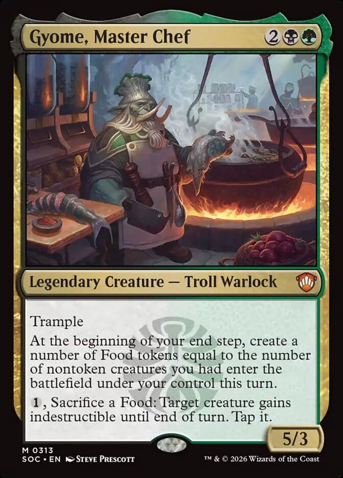 Gyome, Master Chef — Secrets of Strixhaven Commander