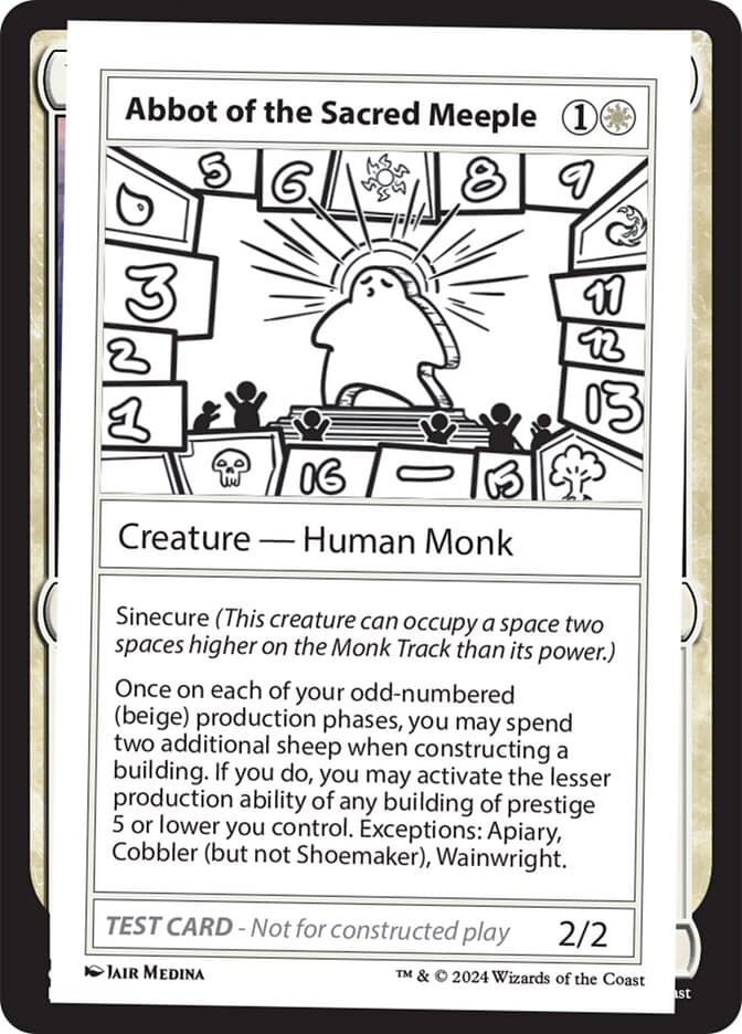 Abbot of the Sacred Meeple — Mystery Booster 2
