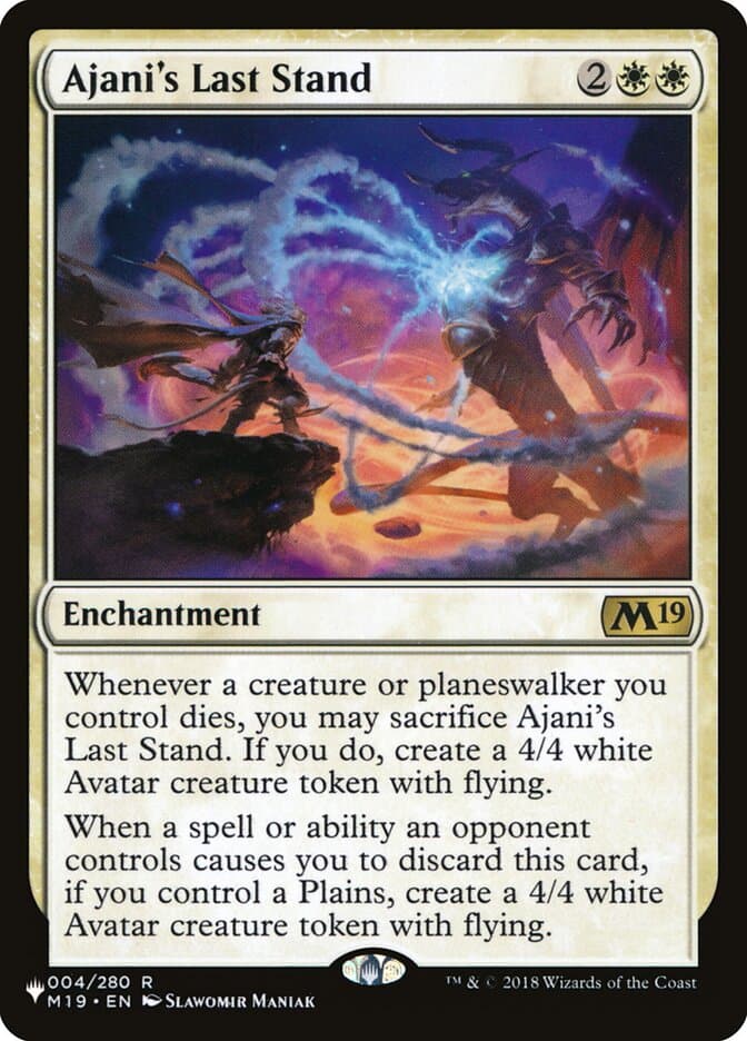 Ajani's Last Stand — The List