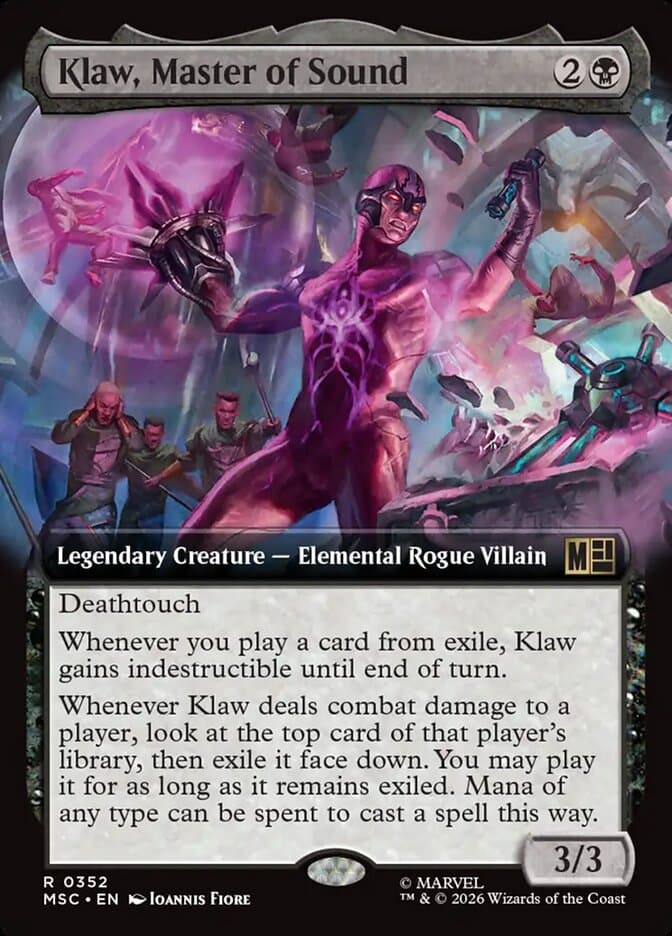 Klaw, Master of Sound — Marvel Super Heroes Commander