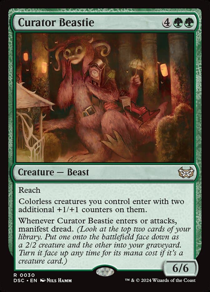 Curator Beastie — Duskmourn: House of Horror Commander