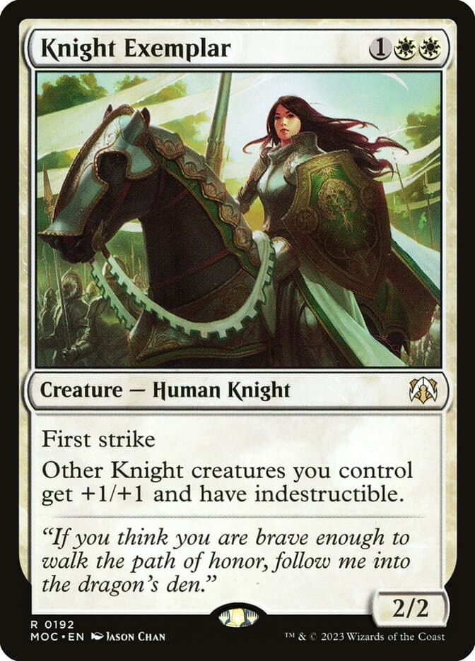 Knight Exemplar — March of the Machine Commander