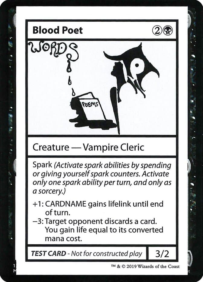 Blood Poet — Mystery Booster Playtest Cards 2021