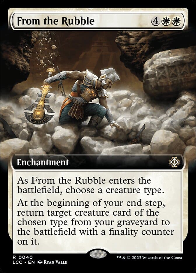 From the Rubble — The Lost Caverns of Ixalan Commander