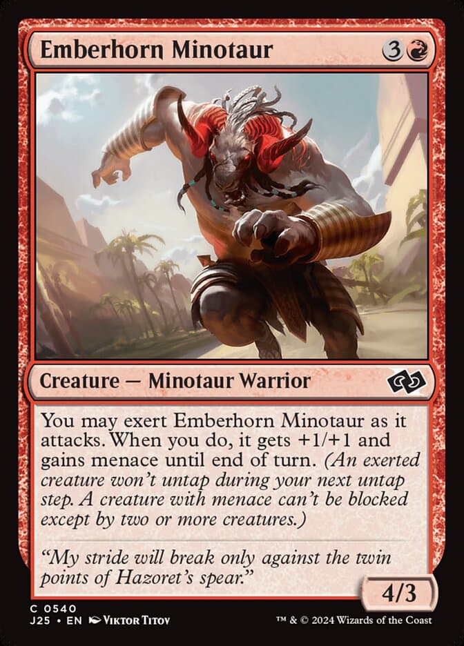 Emberhorn Minotaur — Foundations Jumpstart