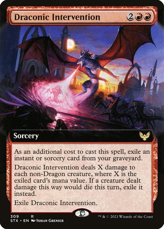 Draconic Intervention — Strixhaven: School of Mages