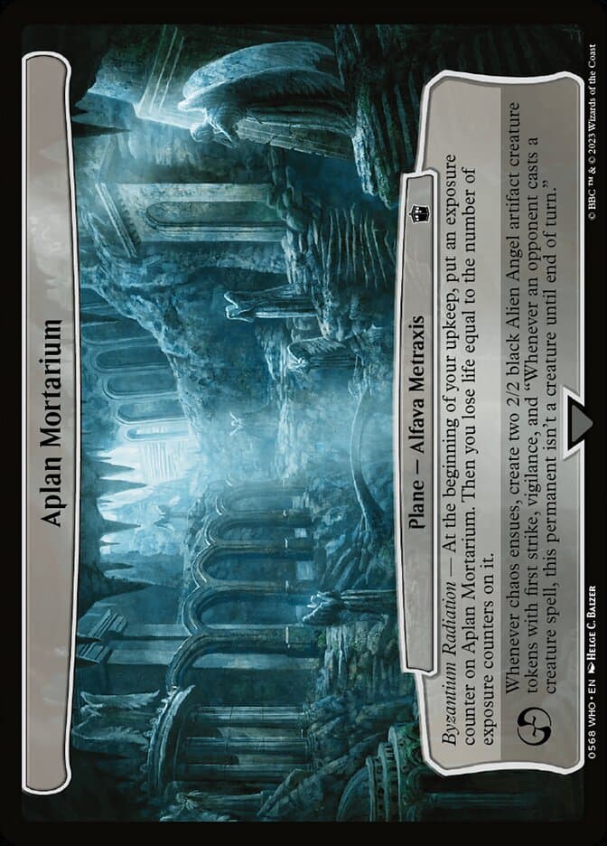 Aplan Mortarium — Doctor Who