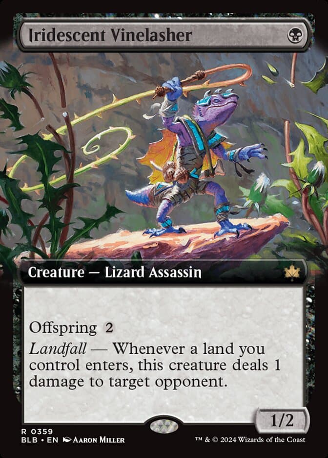 Iridescent Vinelasher — Bloomburrow