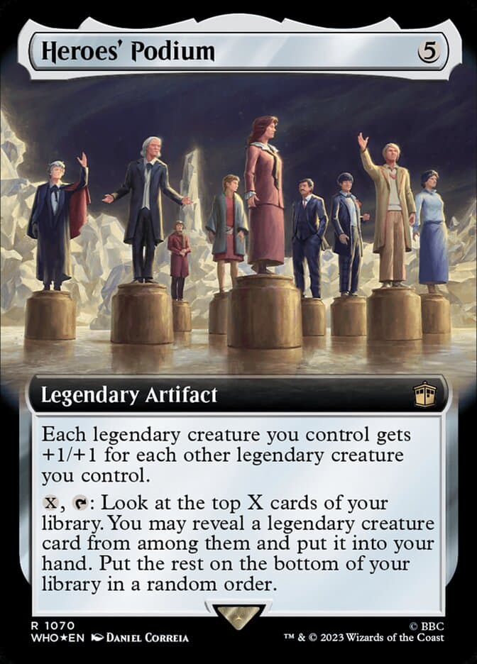 Heroes' Podium — Doctor Who
