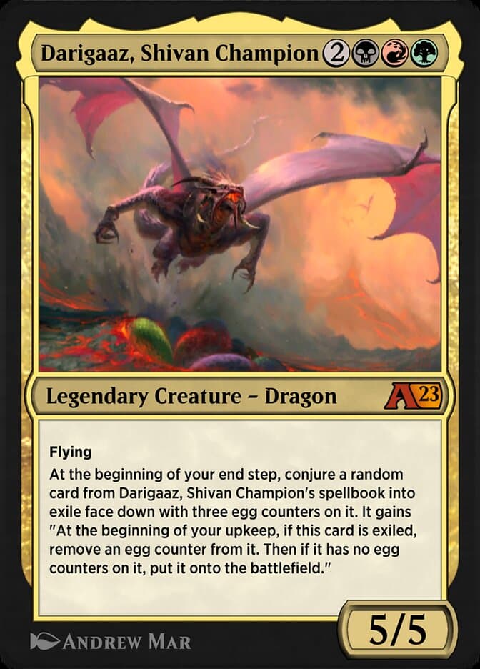 Darigaaz, Shivan Champion — Alchemy: Dominaria
